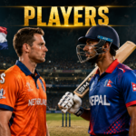 Netherlands National Cricket Team Vs Nepal National Cricket Team Players