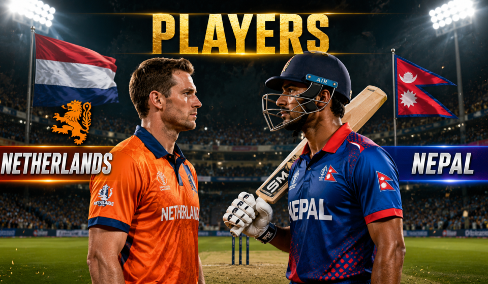 Netherlands National Cricket Team Vs Nepal National Cricket Team Players
