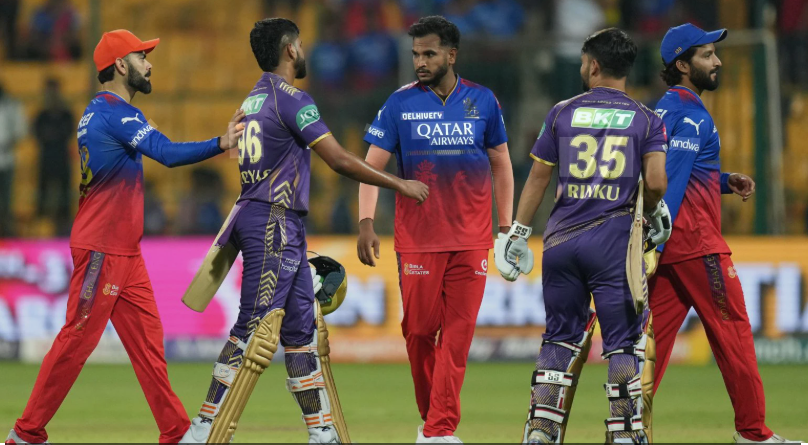 Royal Challengers Bengaluru Vs Kolkata Knight Riders Timeline